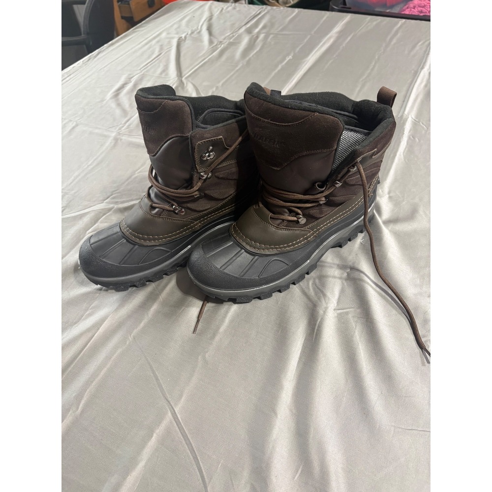 Baffin Ellesmere TRUE-M001 Mens Brown Waterproof Insulated Winter Snow Boots 10
